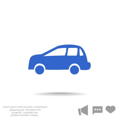 Araba basit simgesi
