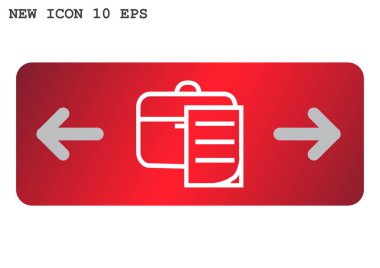 Evrak Çantası'nı basit simgesi