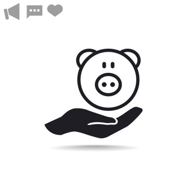 mevduat sigorta web simgesi. 