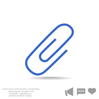 Basit klips web simgesi