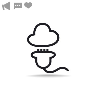 Bulut işareti simgesi