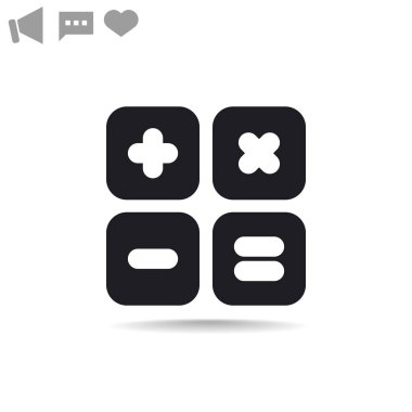 hesap makinesi web simgesi.