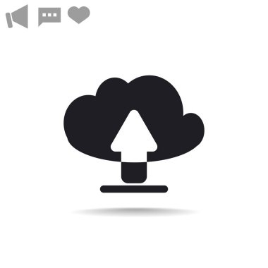 Bulut dosya download simgesi