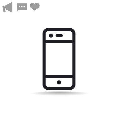 Basit akıllı telefon simgesi