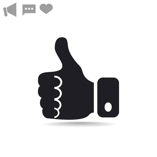 Thumb up  icon — Stock Vector