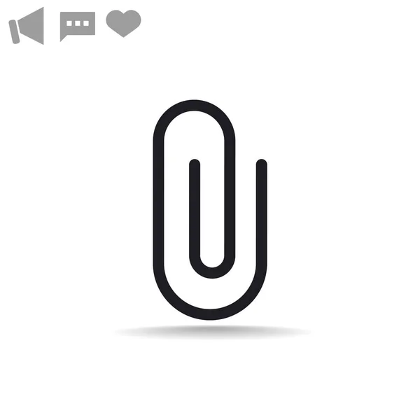 Clip icono web . — Vector de stock