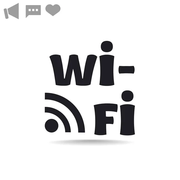 Wireless waves web icon — Stock Vector