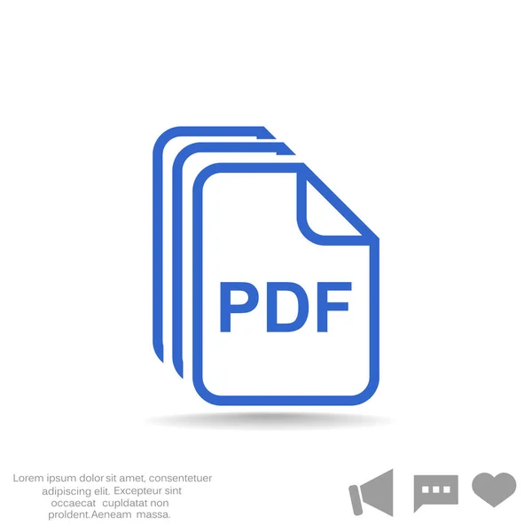 Documento web icono — Vector de stock