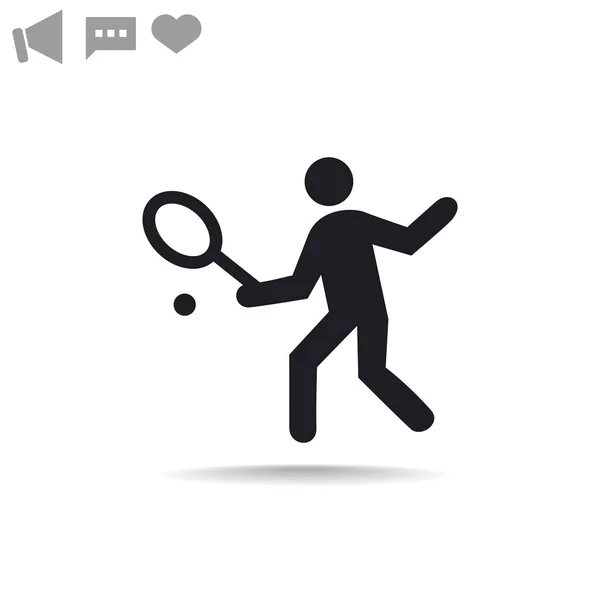 Icône du web tennis — Image vectorielle