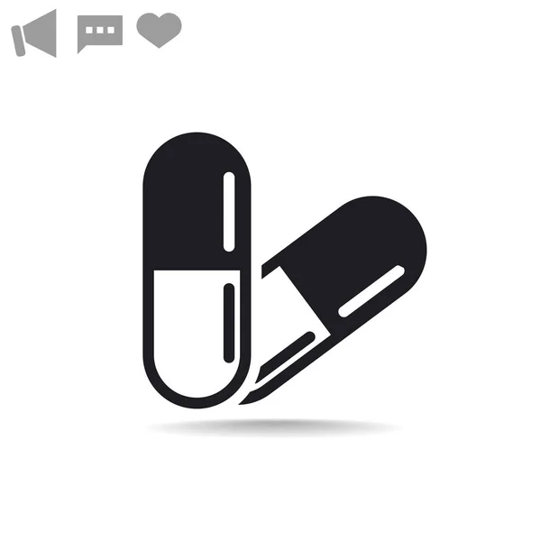 Pills  web icon — Stock Vector