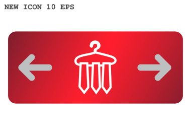 Kravatlar web simgesi. 