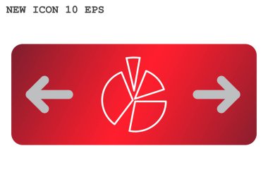 Yüzde kavramı yuvarlak web simgesi