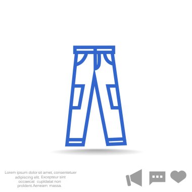 pantolon web simgesi