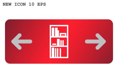 Kitaplık web simgesi.