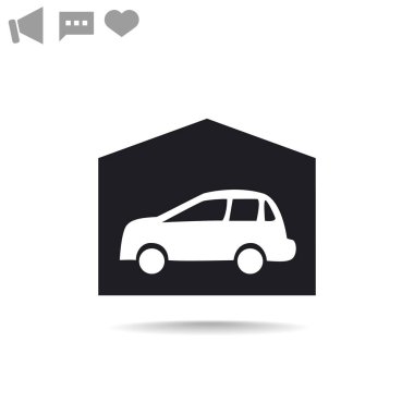 Araba basit simgesi