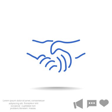 el sıkışma web simgesi. 