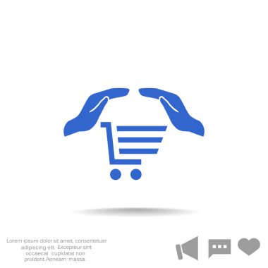 el ve alışveriş sepeti