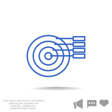 Yüzde kavramı yuvarlak web simgesi