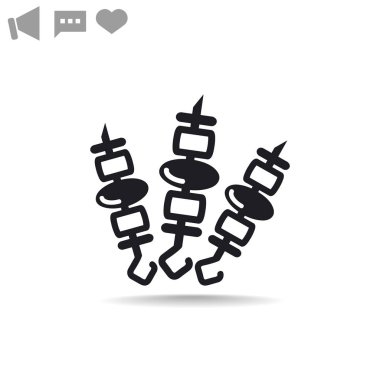 şiş kebap web simgesi