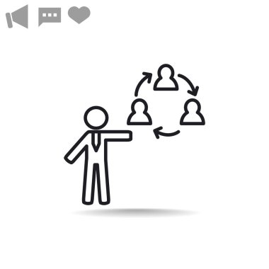 Grup insanların web simgesi