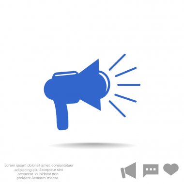 hoparlör web simgesi.