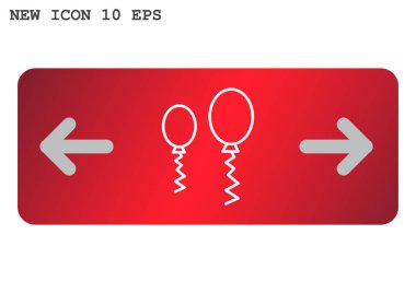 Balonlar web simgesi.