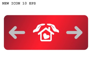 Koruma ve ev sigorta web simgesi