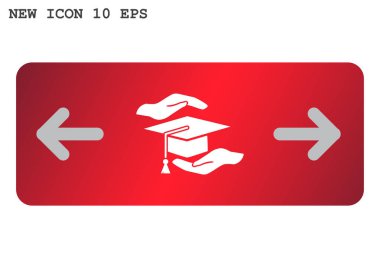 mezuniyet şapkası simgesi