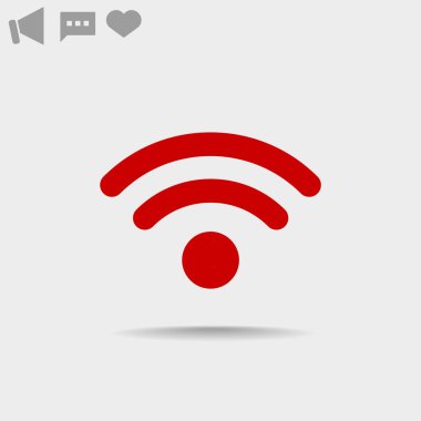 Kablosuz dalgalar web simgesi