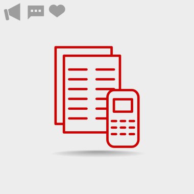 hesap makinesi web simgesi. 