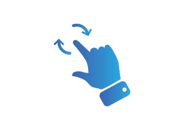 Dokunmatik ekran web simgesi