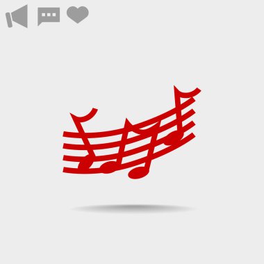  müzik web simgesi.