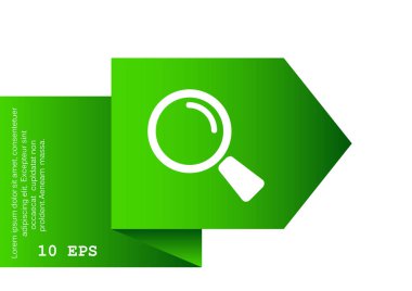 Basit büyüteç simgesini