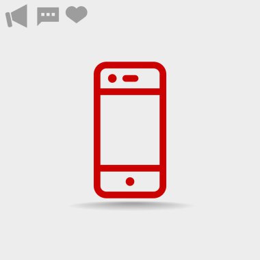 Basit akıllı telefon simgesi