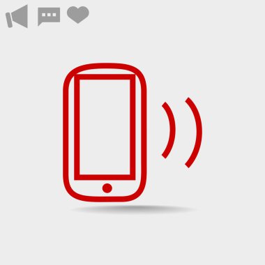 Basit akıllı telefon simgesi