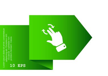 Dokunmatik ekran web simgesi