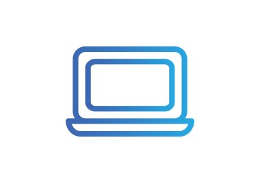 Basit dizüstü web simgesi