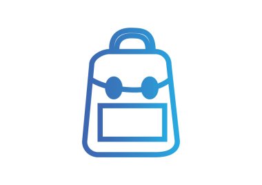  sırt çantası web simgesi.