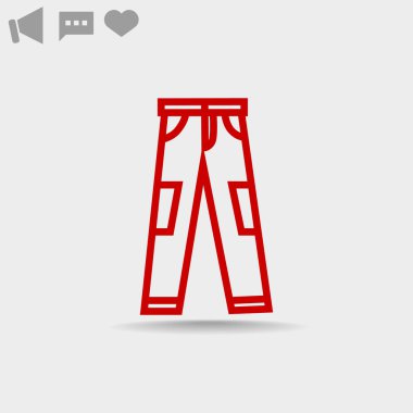 pantolon web simgesi