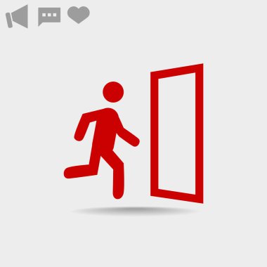 Çıkış web simgesi