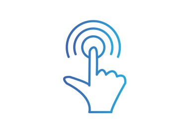 Dokunmatik ekran web simgesi