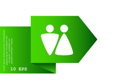  WC işareti web simgesi