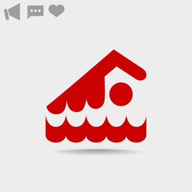 yüzücü web simgesi