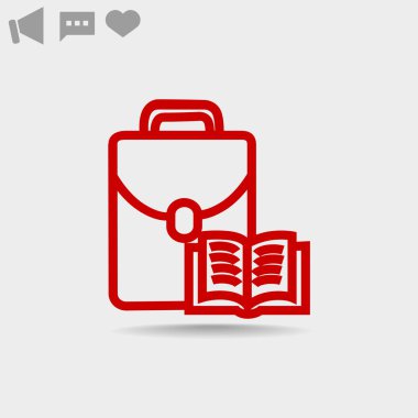  sırt çantası web simgesi.