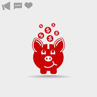 Domuz kumbarası simgesi