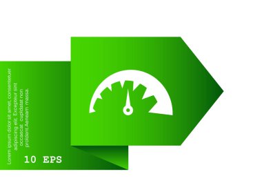 Basit hız göstergesi web simgesi