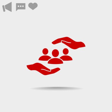 Grup insanların web simgesi