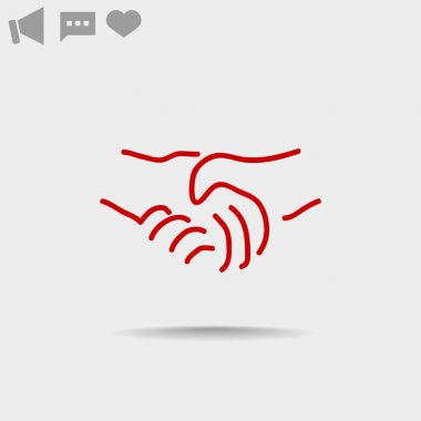 el sıkışma web simgesi.