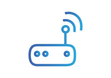 yönlendirici basit simgesi