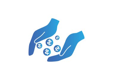 paraları ellerinde, web simgesi